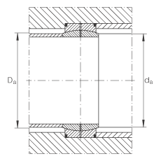 關(guān)節(jié)軸承 GE480-DO, 根據(jù) DIN ISO 12 240-1 標(biāo)準(zhǔn)，需維護(hù)